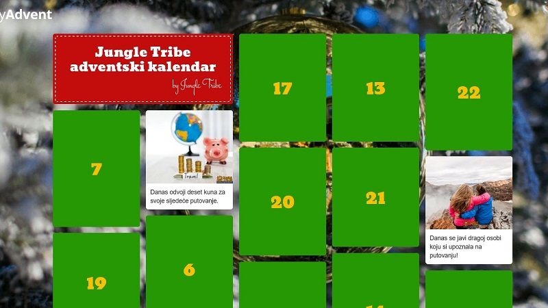 Jungle Tribe adventski kalendar