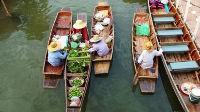 Plutajuća tržnica i Maeklong Train Market